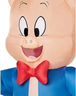 Adult Porky Pig Inflatable Costume - Looney Tunes -Spirit Halloween Deals Store 01547900 c