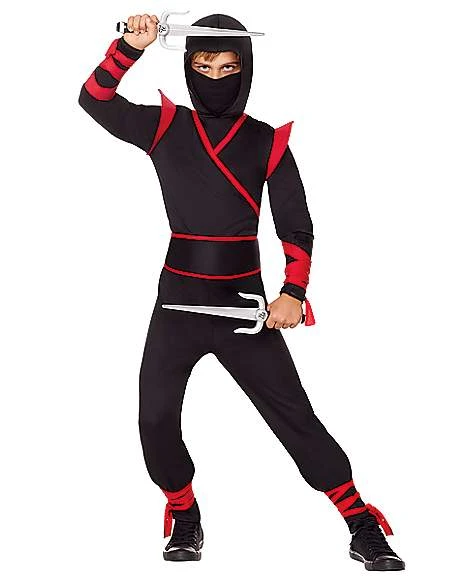 Kids Dark Ninja Costume 1 Kids Dark Ninja Costume