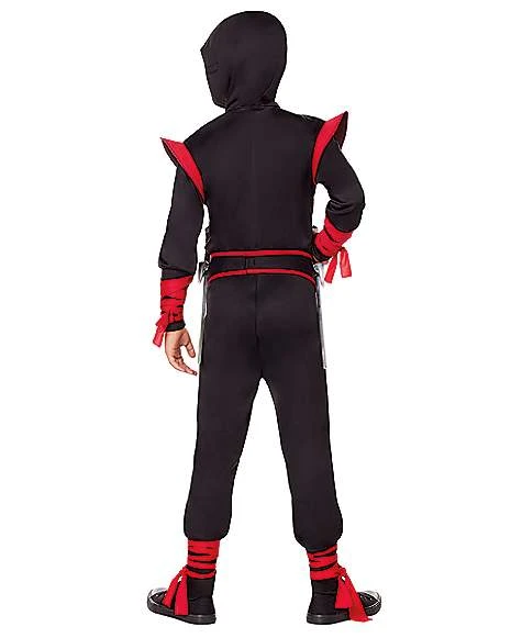 Kids Dark Ninja Costume 2 Kids Dark Ninja Costume - Image 2
