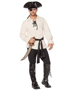 Pirate Shirt And Belt Costume Kit