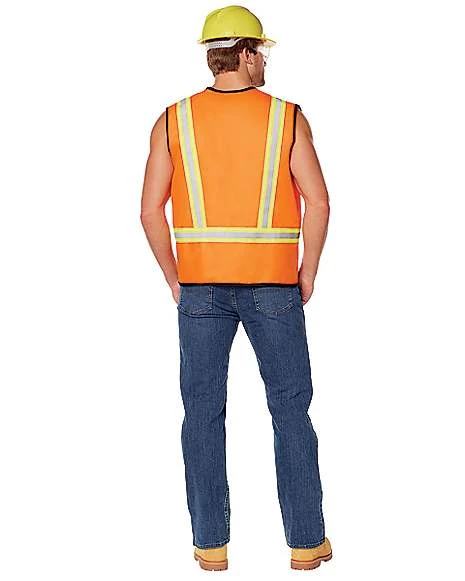 Construction Worker Costume Kit 2 Construction Worker Costume Kit - Image 2