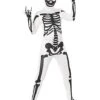 Black And White Skeleton Skin Suit Costume