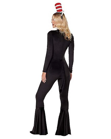 Adult Cat In The Hat Bell Bottom Costume - Dr. Seuss 2 Adult Cat In The Hat Bell Bottom Costume - Dr. Seuss - Image 2