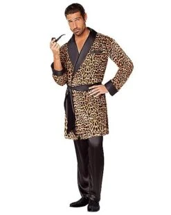 Adult Leopard Casanova Robe