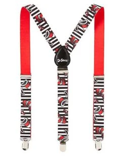 Cat In The Hat Suspenders - Dr. Seuss -Spirit Halloween Deals Store 01595164 c