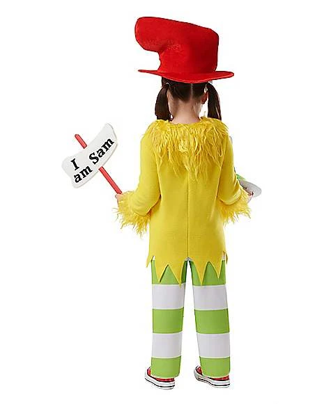 Toddler Sam I Am Costume - Dr. Seuss 2 Toddler Sam I Am Costume - Dr. Seuss - Image 2