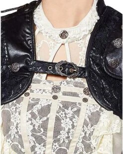 Black Steampunk Vest -Spirit Halloween Deals Store 07467640 c