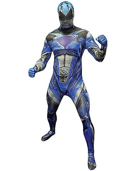Adult Blue Ranger Skin Suit Costume - Power Rangers 1 Adult Blue Ranger Skin Suit Costume - Power Rangers