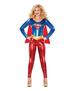 Adult Supergirl Catsuit Costume - DC Comics