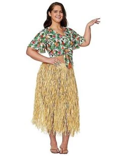 Plus Size Luau Shirt -Spirit Halloween Deals Store 07521446 c