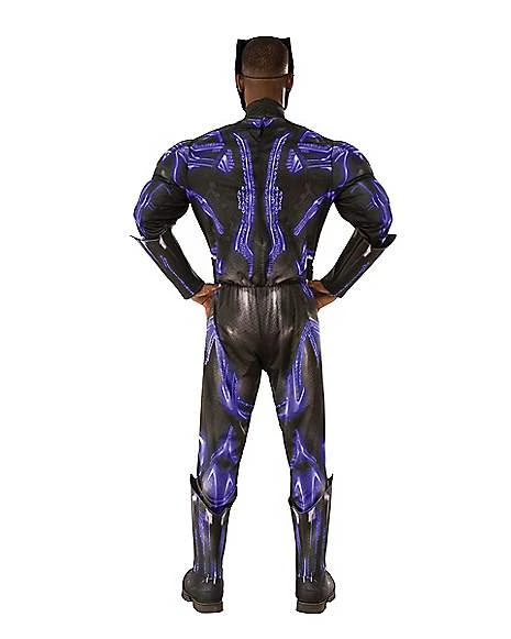 Adult Black Panther Costume Deluxe - Marvel 2 Adult Black Panther Costume Deluxe - Marvel - Image 2