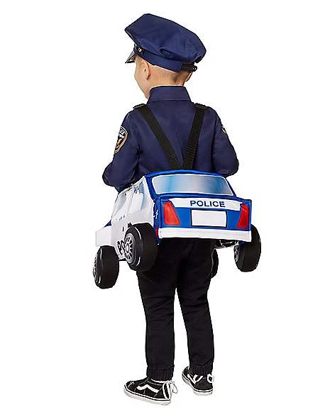 Toddler Police Officer Ride-Along Costume With Sound 2 Toddler Police Officer Ride-Along Costume With Sound - Image 2