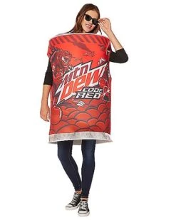 Adult Code Red Costume - Mountain Dew -Spirit Halloween Deals Store 07656531 c