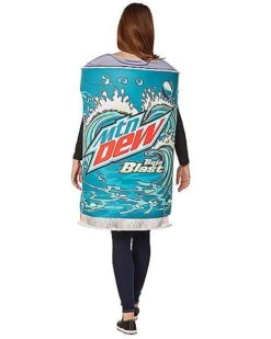 Adult 3D Mountain Dew Baja Blast Costume 7 Adult 3D Mountain Dew Baja Blast Costume -Spirit Halloween Deals Store 07656556 d